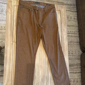 John Varvatos Brown Waxed Jeans